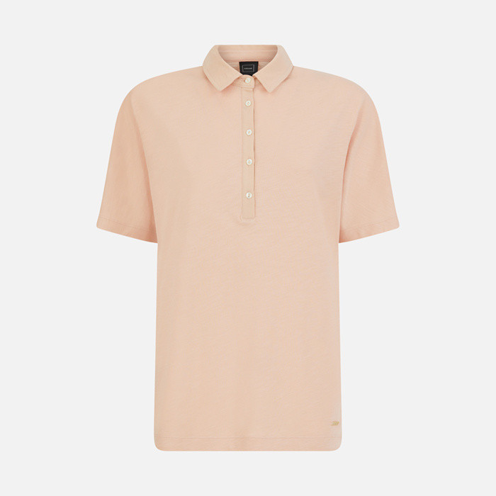 Camisa polo POLO MULHER Rosa claro pastel | GEOX