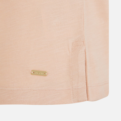 polo shirt POLO WOMAN Cameo Rose - image number 7 | GEOX