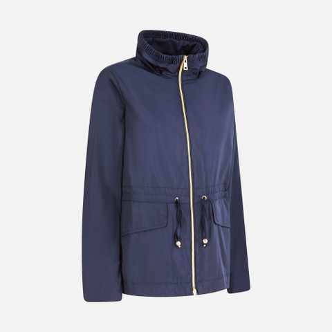 mid-season jacket GENZIANA WOMAN Navy blazer - image number 2 | GEOX