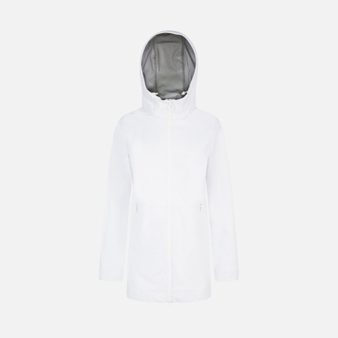 Long parka SPHERICA WOMAN White - image number 4 | GEOX