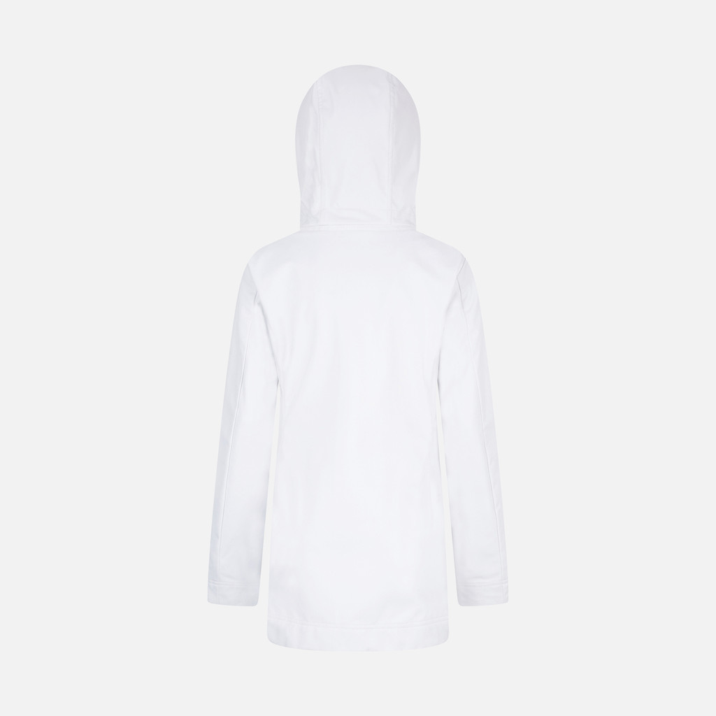 Long parka SPHERICA WOMAN White - image number 6 | GEOX