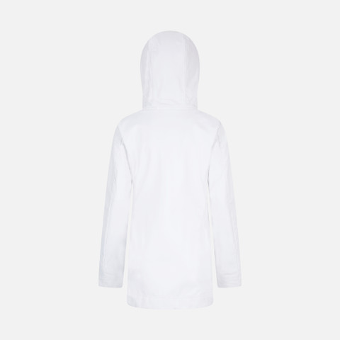 Long parka SPHERICA WOMAN White - image number 6 | GEOX
