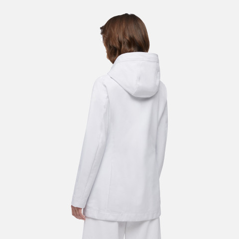 Long parka SPHERICA WOMAN White - image number 2 | GEOX