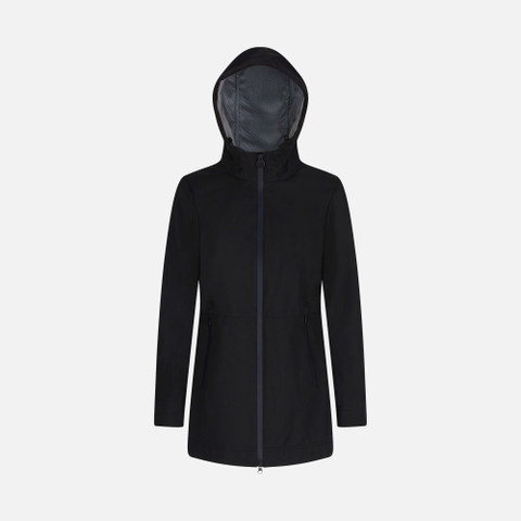 Long parka SPHERICA WOMAN Black - image number 4 | GEOX