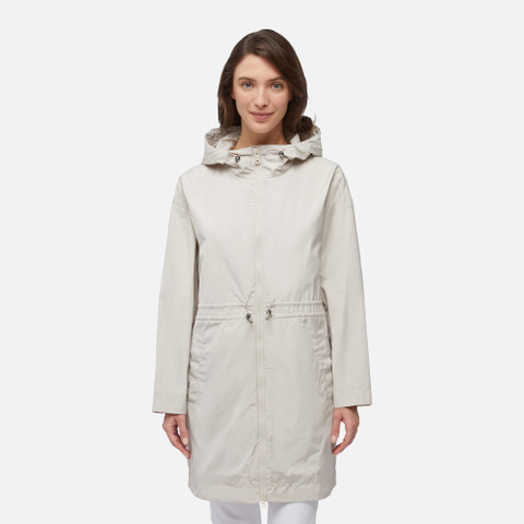 mid-season jacket BULMYA WOMAN Moonbeam - image number 1 | GEOX