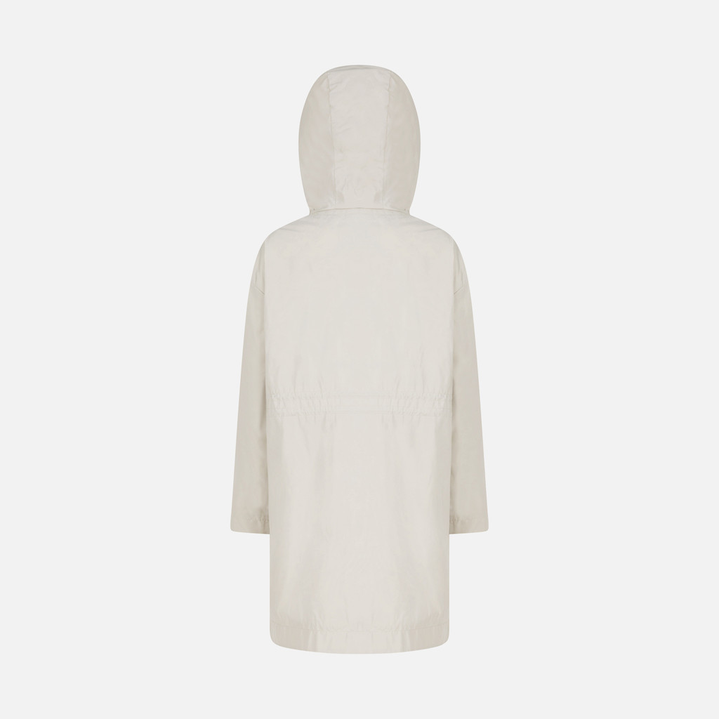 mid-season jacket BULMYA WOMAN Moonbeam - image number 4 | GEOX