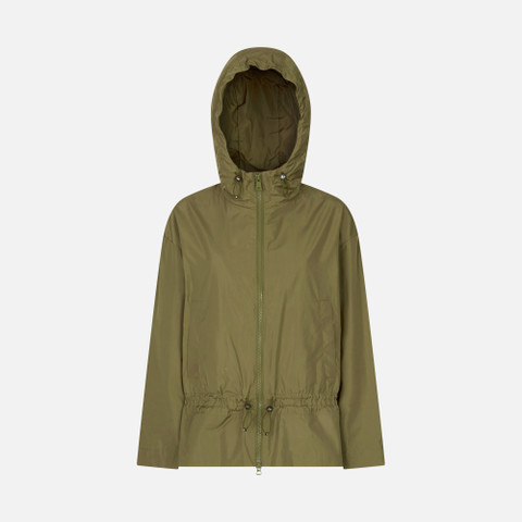 jacket with hood BULMYA WOMAN Burnt olive - image number 0 | GEOX