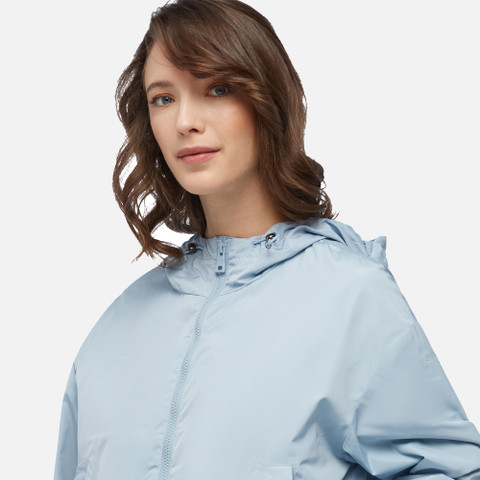 jacket with hood BULMYA WOMAN Winter Sky - image number 8 | GEOX