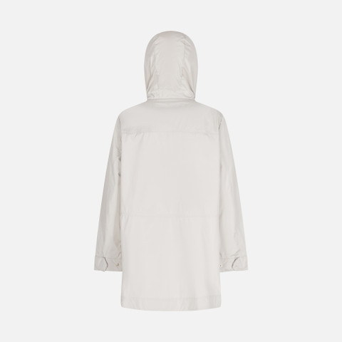 long parka DANDRA WOMAN Moonbeam - image number 4 | GEOX