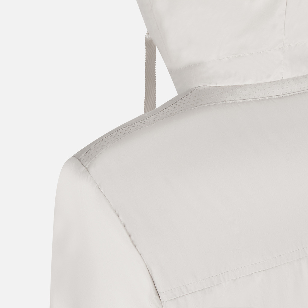 long parka DANDRA WOMAN Moonbeam - image number 6 | GEOX