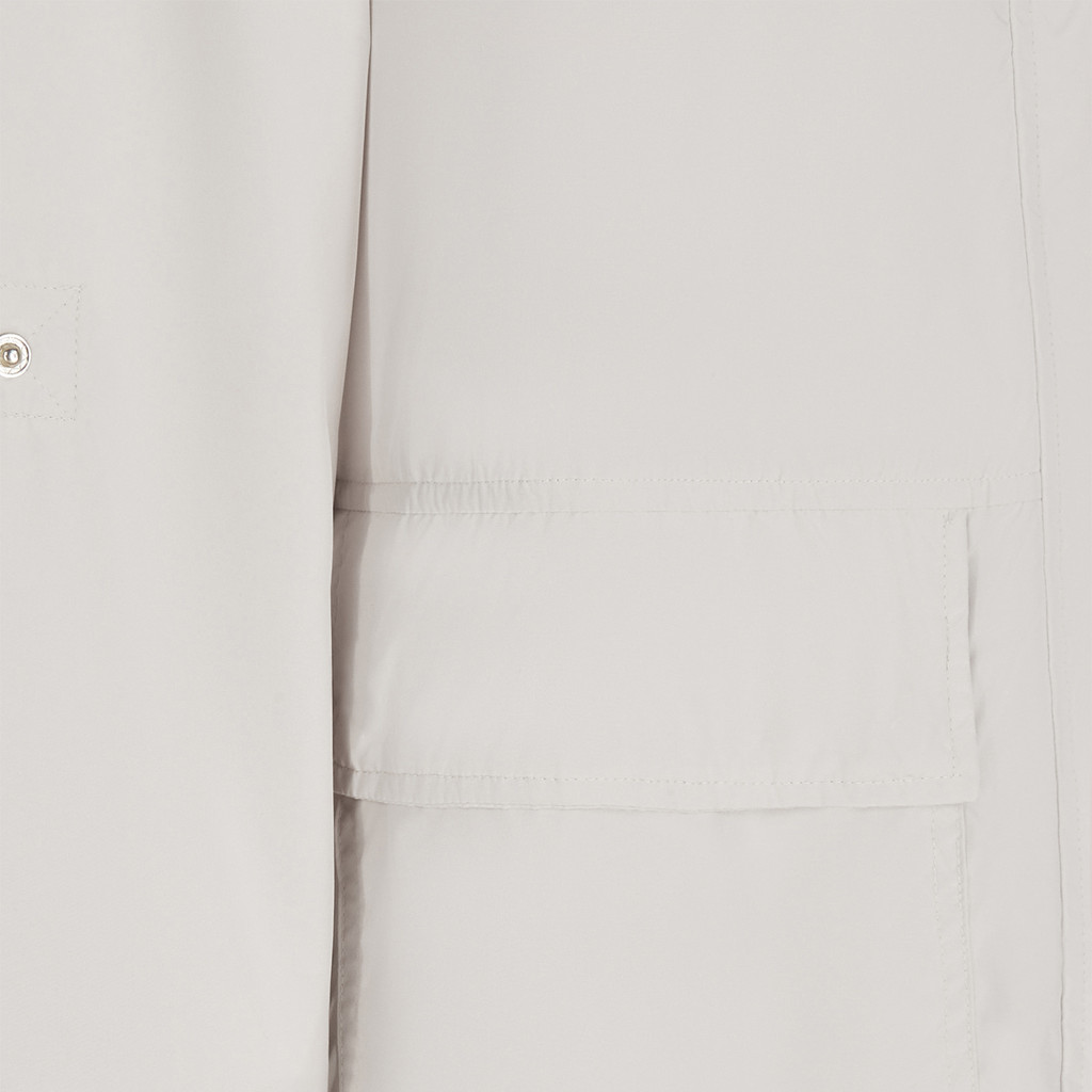 long parka DANDRA WOMAN Moonbeam - image number 7 | GEOX