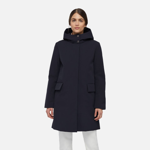 long parka NAHALA WOMAN Navy blazer - image number 1 | GEOX