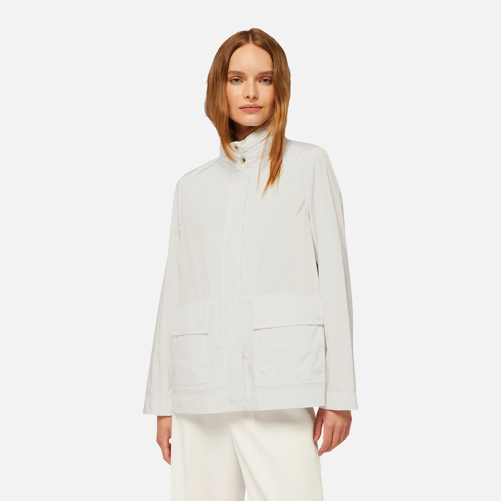 mid-season jacket DANDRA WOMAN White - image number 1 | GEOX