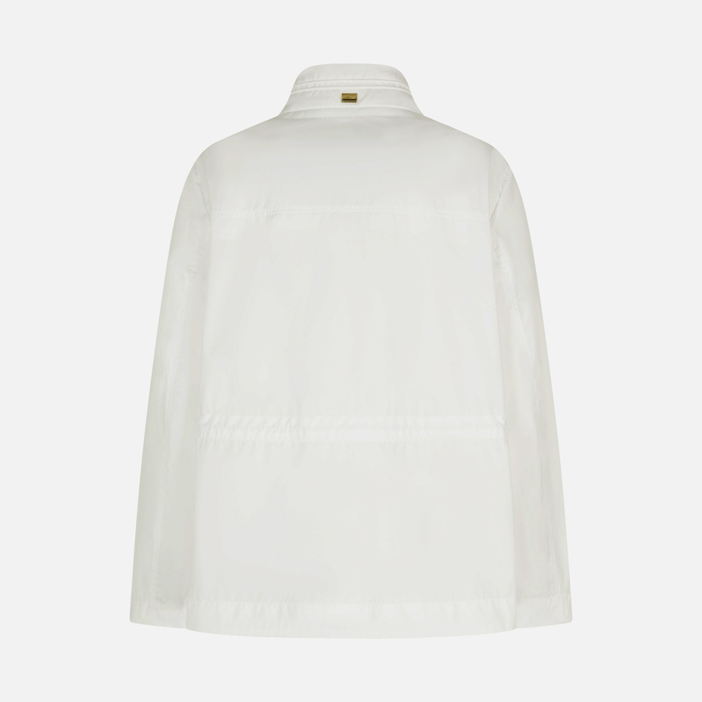 mid-season jacket DANDRA WOMAN White - image number 4 | GEOX