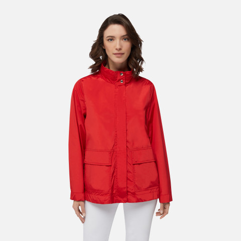 mid-season jacket DANDRA WOMAN Tomato red - image number 1 | GEOX