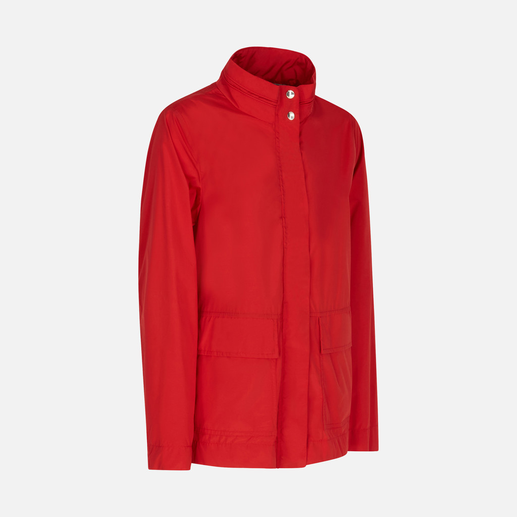 mid-season jacket DANDRA WOMAN Tomato red - image number 2 | GEOX