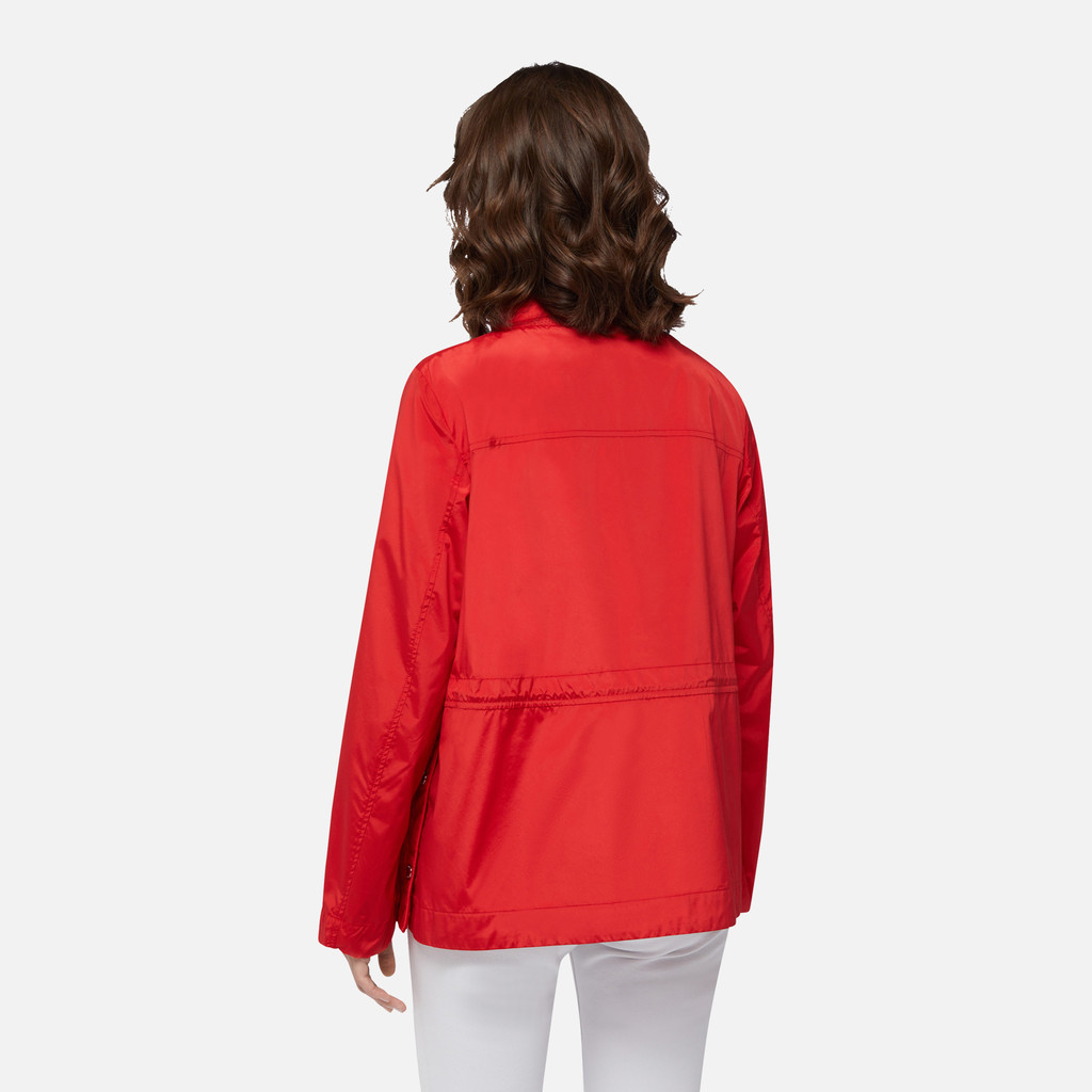 mid-season jacket DANDRA WOMAN Tomato red - image number 5 | GEOX