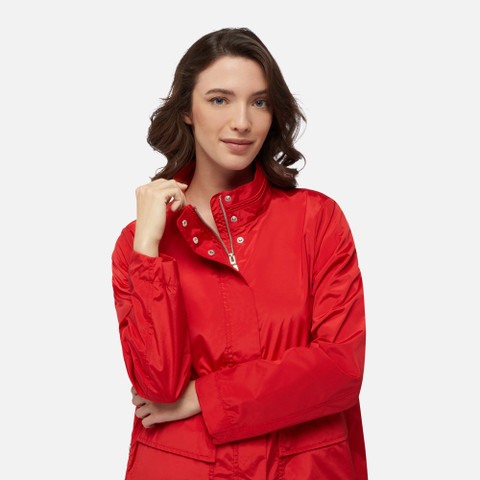 mid-season jacket DANDRA WOMAN Tomato red - image number 8 | GEOX