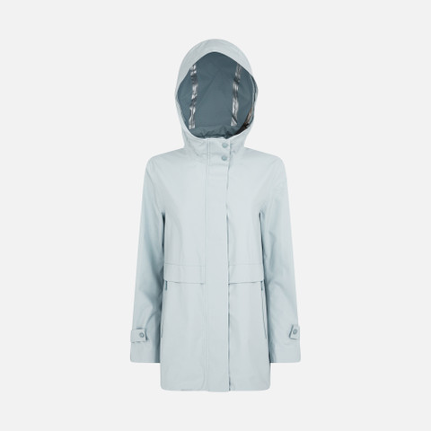 waterproof jacket GENDRY ABX WOMAN Winter Sky - image number 0 | GEOX