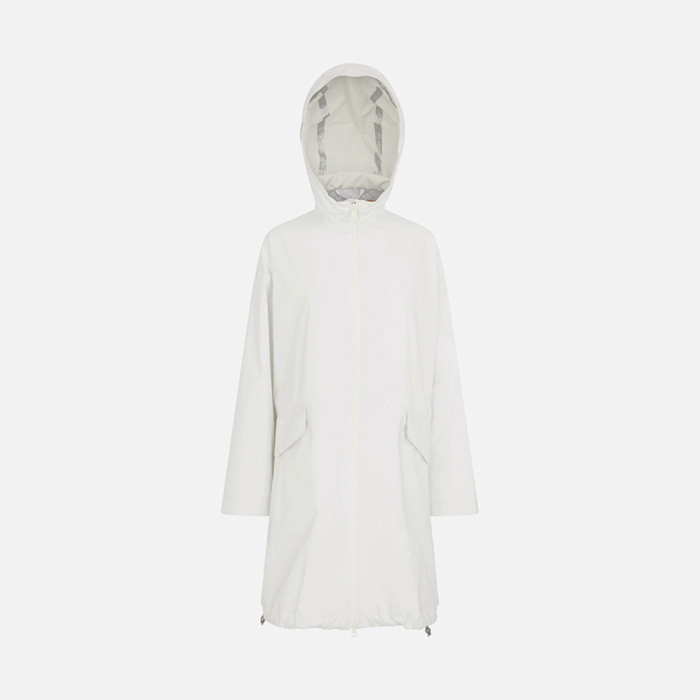Waterproof jacket GENDRY ABX WOMAN White | GEOX
