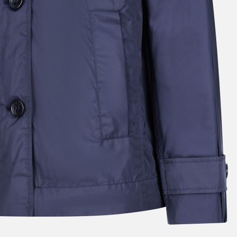waterproof jacket ANYWECO WOMAN Navy blazer - image number 7 | GEOX