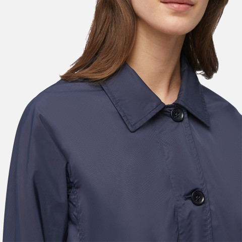 waterproof jacket ANYWECO WOMAN Navy blazer - image number 8 | GEOX