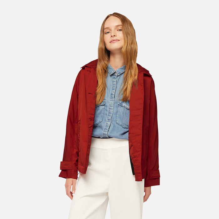 JACKETS WOMAN ANYWECO   WOMAN - TOMATO RED