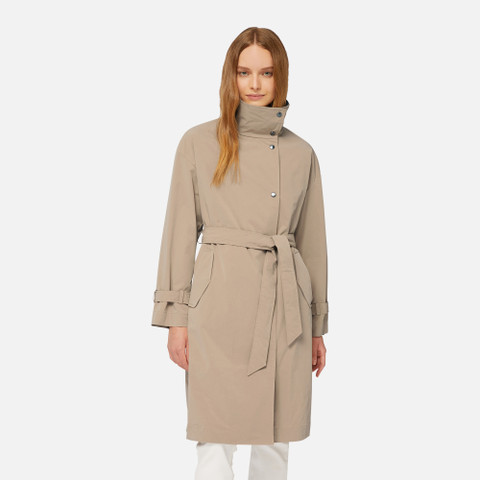 Geox ROOSE Women s nougat Trench Coat Geox