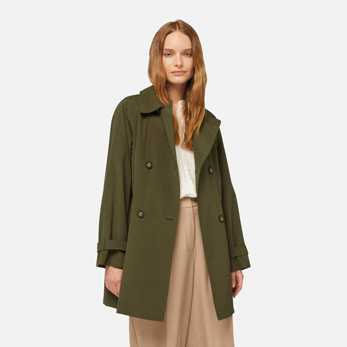 Trench ILDE MUJER Verde militar | GEOX
