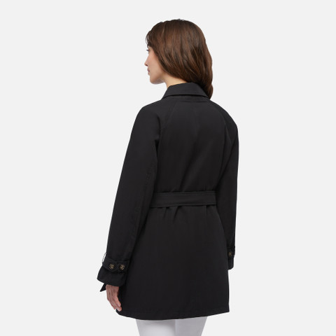 trench coat ILDE WOMAN Black - image number 5 | GEOX