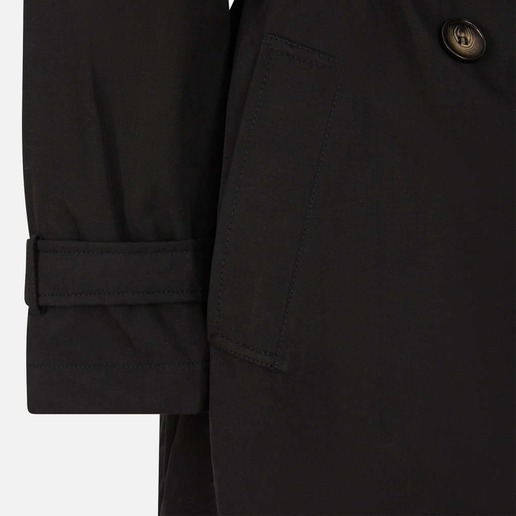 trench coat ILDE WOMAN Black - image number 7 | GEOX