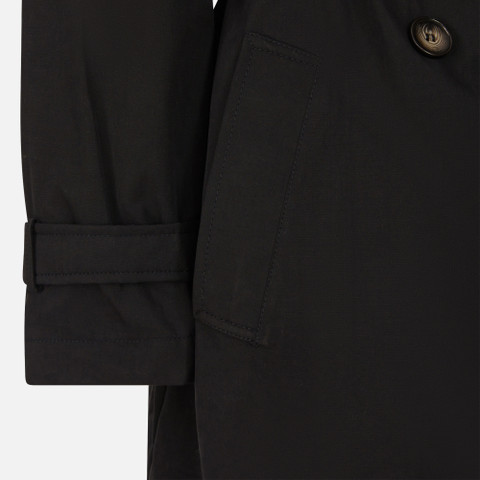 trench coat ILDE WOMAN Black - image number 7 | GEOX