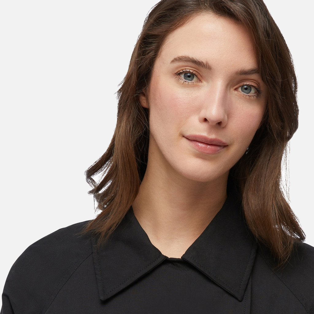 trench coat ILDE WOMAN Black - image number 8 | GEOX