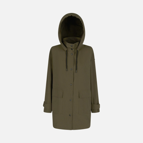 long parka ILDE WOMAN Winter Moss - image number 0 | GEOX