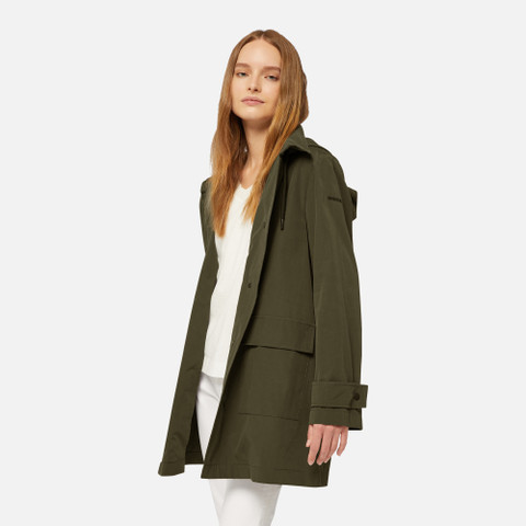 long parka ILDE WOMAN Winter Moss - image number 3 | GEOX