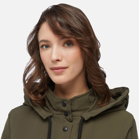 long parka ILDE WOMAN Winter Moss - image number 8 | GEOX