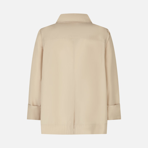 short trench coat SOLEIL WOMAN Brown Rice - image number 4 | GEOX