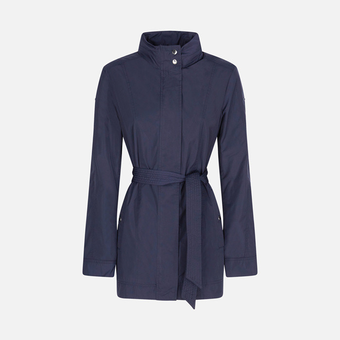 Mid-season jacket ANNYA WOMAN Navy blazer | GEOX