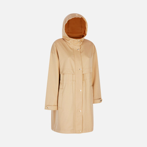 long parka TOPAZIO WOMAN Nougat - image number 2 | GEOX