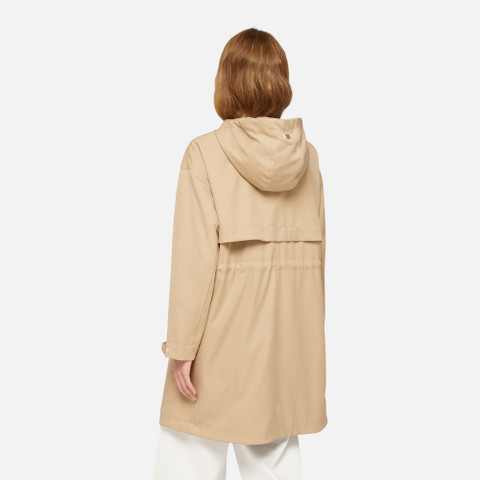 long parka TOPAZIO WOMAN Nougat - image number 5 | GEOX