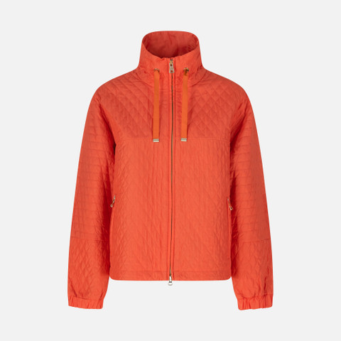 quilted jacket DIAMOND WOMAN Koi orange - image number 0 | GEOX