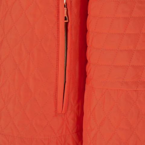 quilted jacket DIAMOND WOMAN Koi orange - image number 7 | GEOX