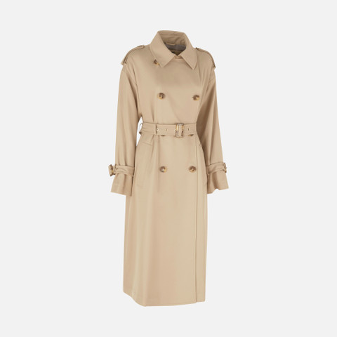 trench coat DIAMOND WOMAN Nougat - image number 2 | GEOX