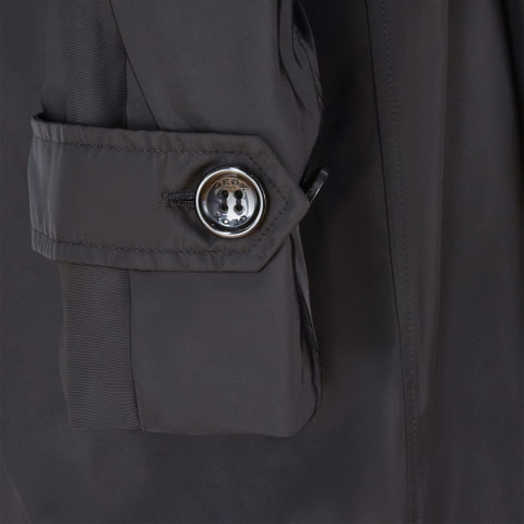 trench coat DIAMOND WOMAN Black - image number 7 | GEOX