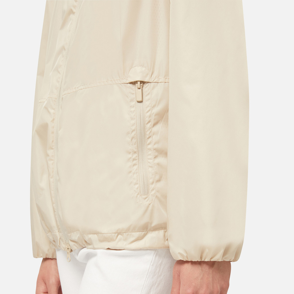 mid-season jacket SPHERICA WOMAN Moonbeam - image number 8 | GEOX