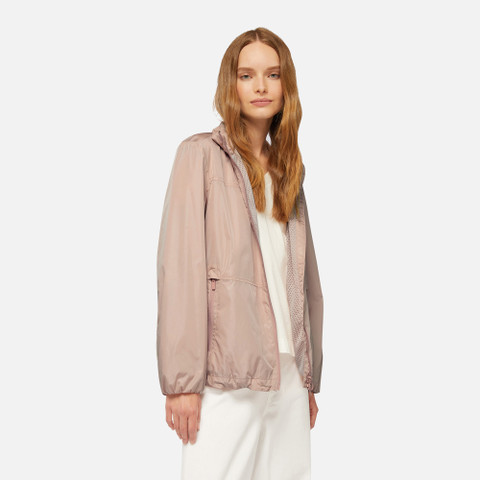 mid-season jacket SPHERICA WOMAN Rose Smoke - image number 3 | GEOX