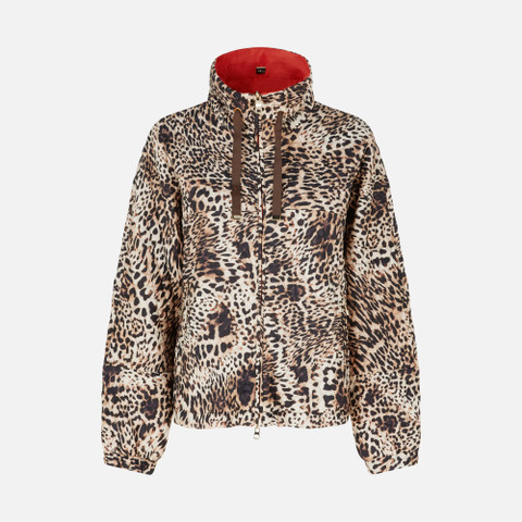 reversible jacket DIAMOND WOMAN Macula/Koi Orange - image number 0 | GEOX