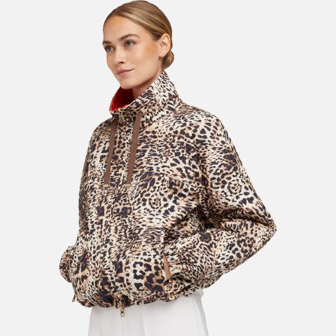 reversible jacket DIAMOND WOMAN Macula/Koi Orange - image number 8 | GEOX