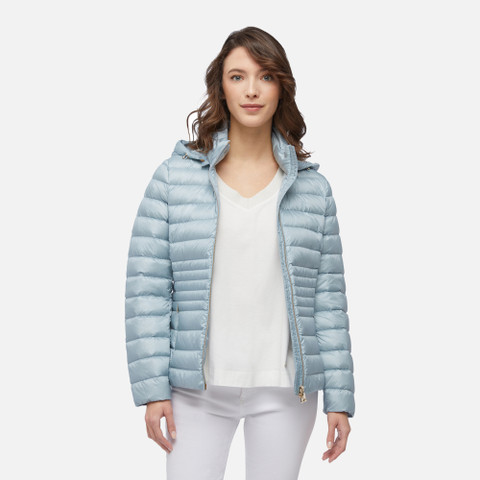 short down jacket JAYSEN WOMAN Winter Sky - image number 3 | GEOX