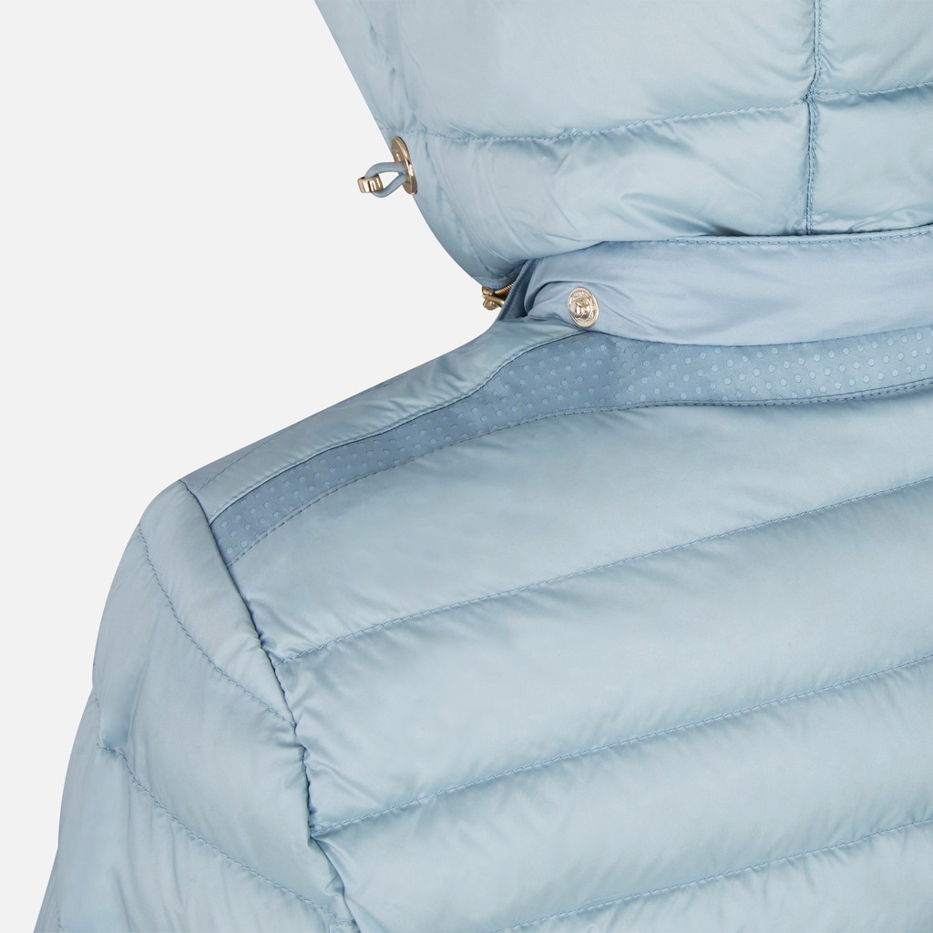 short down jacket JAYSEN WOMAN Winter Sky - image number 6 | GEOX